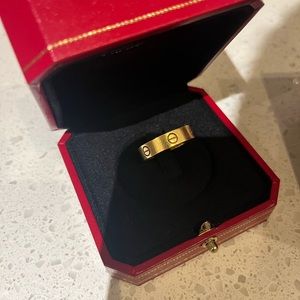 Cartier Love Ring gold size 61